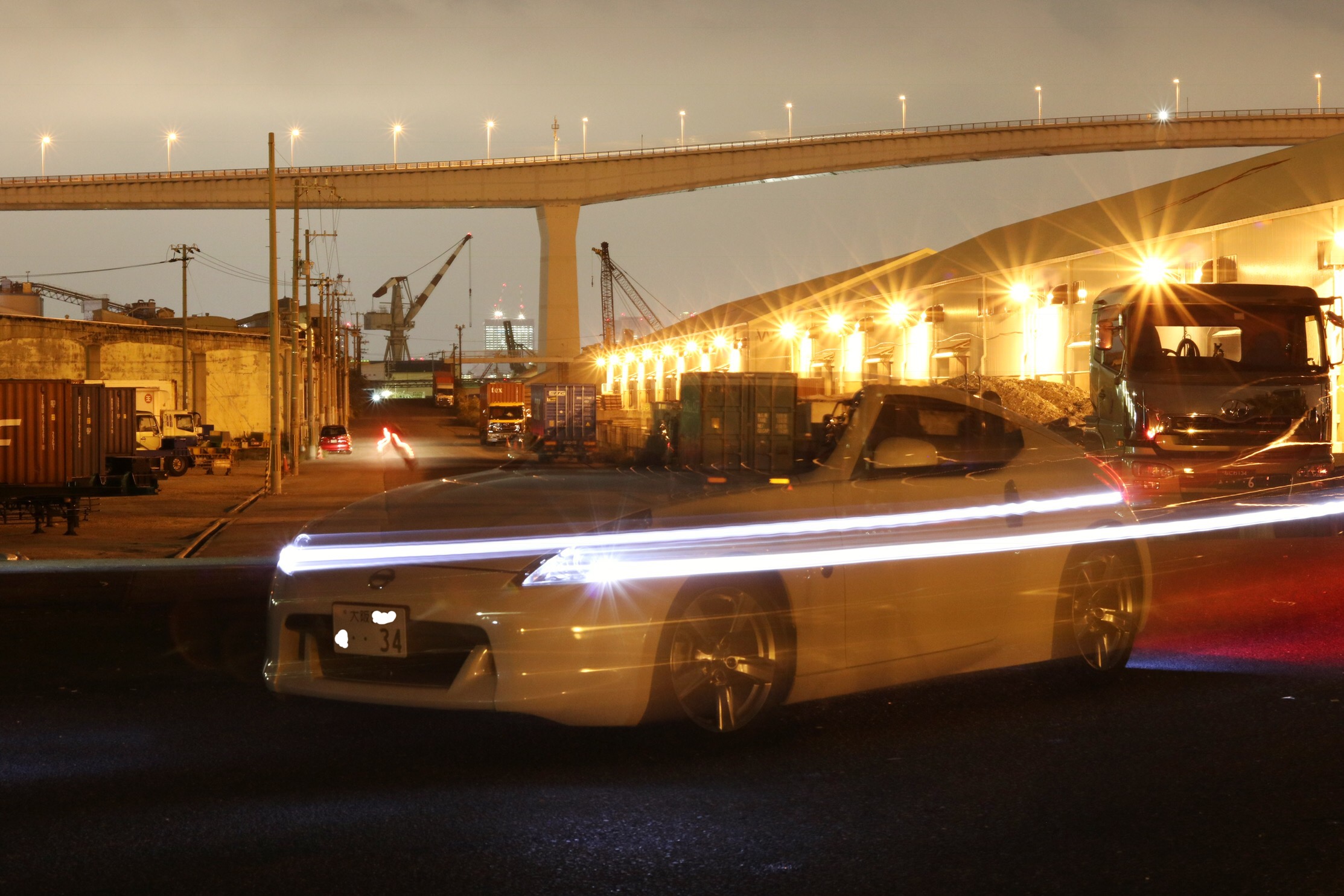 夜の車撮影 Hiwajun 趣味 ブログ
